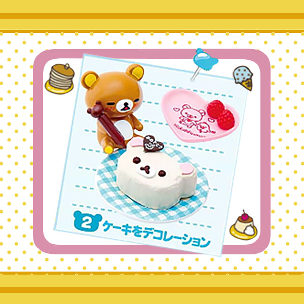 Rare 2011 Re-Ment Rilakkuma's Easy Cooking Full Set of 6 pcs <Free shipping (Except the United States)>