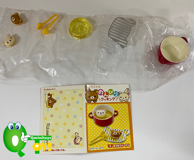 Rare 2011 Re-Ment Rilakkuma's Easy Cooking (Sold Individually) <Free shipping (Except the United States)>