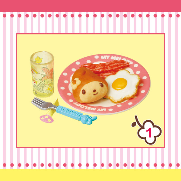 Rare 2012 Re-Ment My Melody Cafe Full Set of 8 pcs <Free Shipping>
