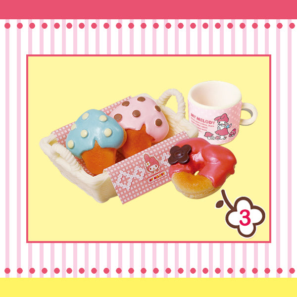 Rare 2012 Re-Ment My Melody Cafe Full Set of 8 pcs <Free Shipping>