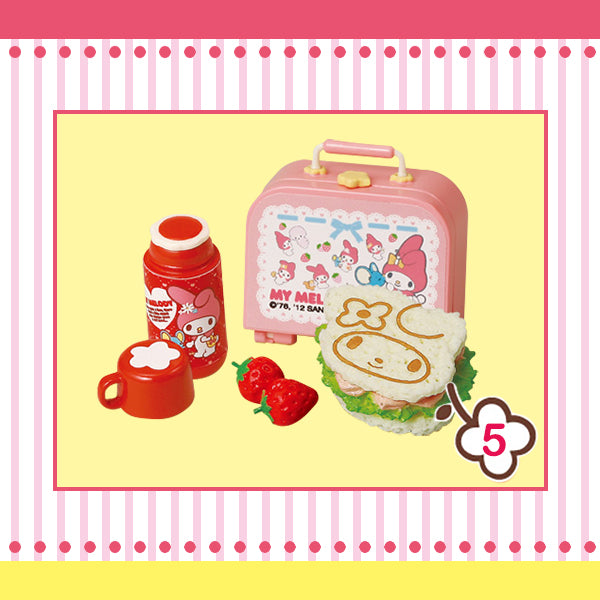 Rare 2012 Re-Ment My Melody Cafe Full Set of 8 pcs <Free Shipping>