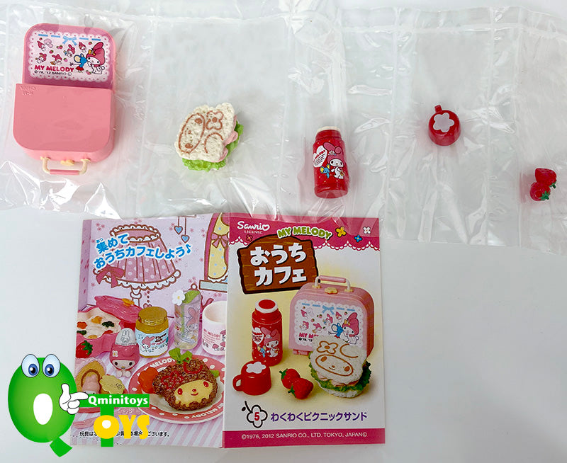 Rare 2012 Re-Ment My Melody Cafe Full Set of 8 pcs <Free Shipping>