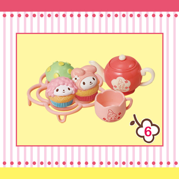 Rare 2012 Re-Ment My Melody Cafe Full Set of 8 pcs <Free Shipping>