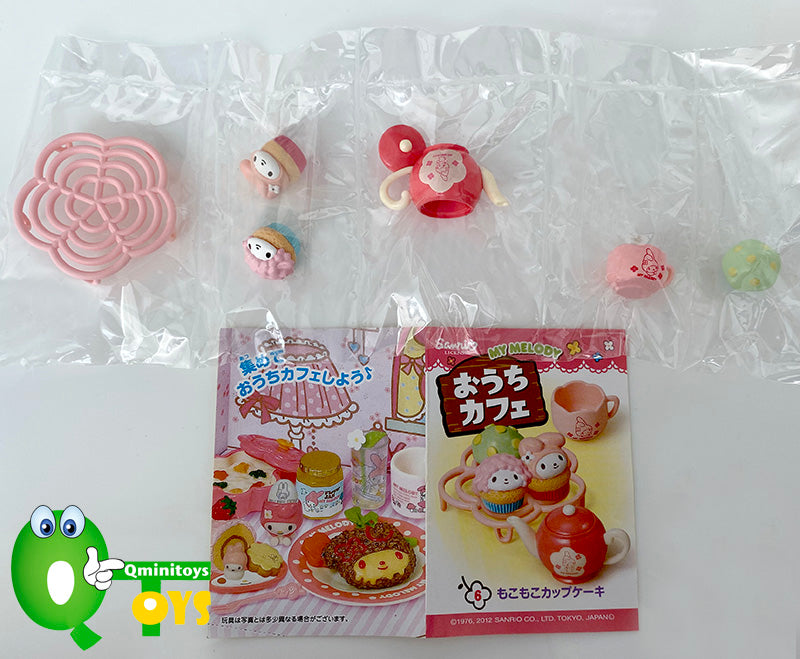 Rare 2012 Re-Ment My Melody Cafe Full Set of 8 pcs <Free Shipping>