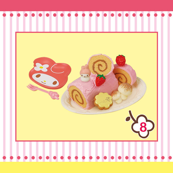 Rare 2012 Re-Ment My Melody Cafe Full Set of 8 pcs <Free Shipping>