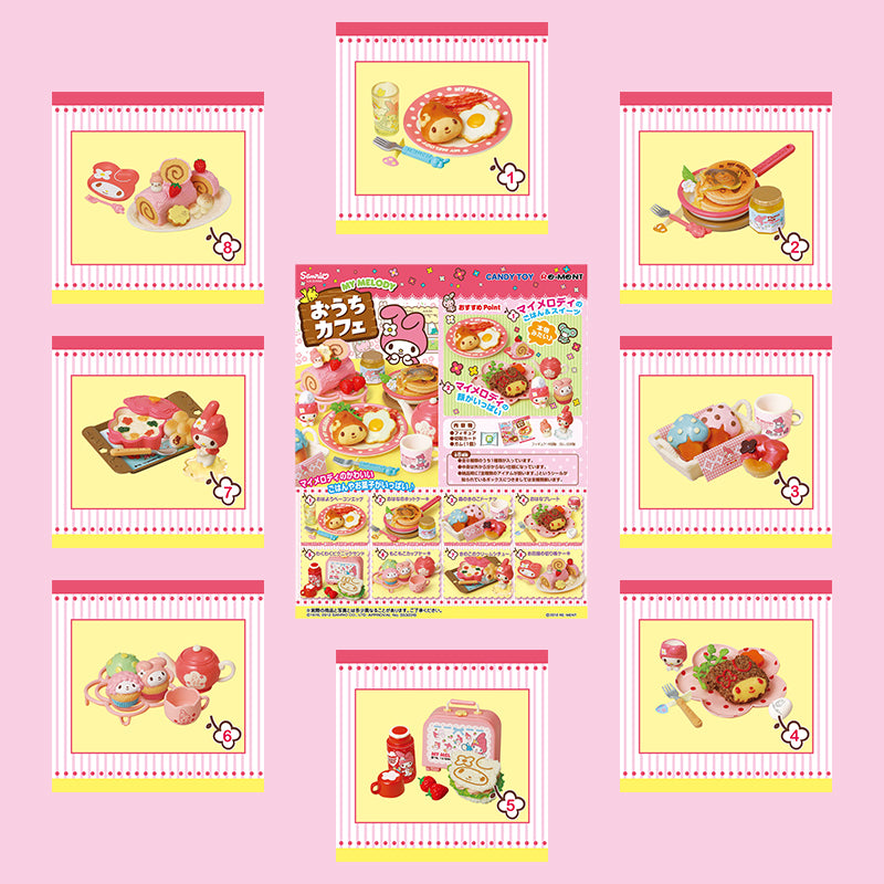 Rare 2012 Re-Ment My Melody Cafe (Sold Individually) <Free Shipping>