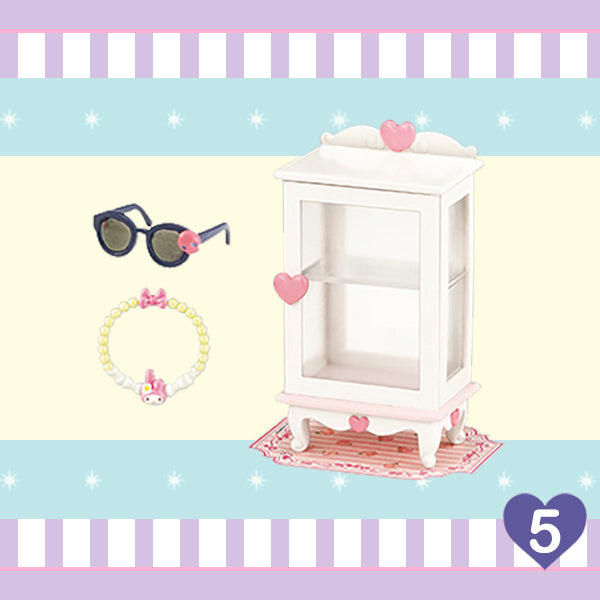 Rare 2017 Re-Ment Sanrio My Melody Little Style Shop Full Set of 8 pcs <Free shipping (Except the United States)>