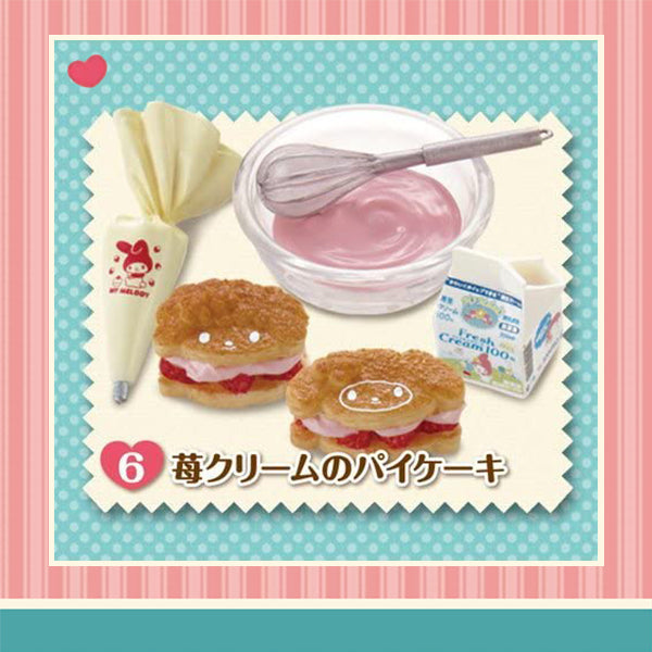 Rare 2014 Re-Ment My Melody Hospitality Kitchen Full Set of 8 pcs <Free shipping (Except the United States)>