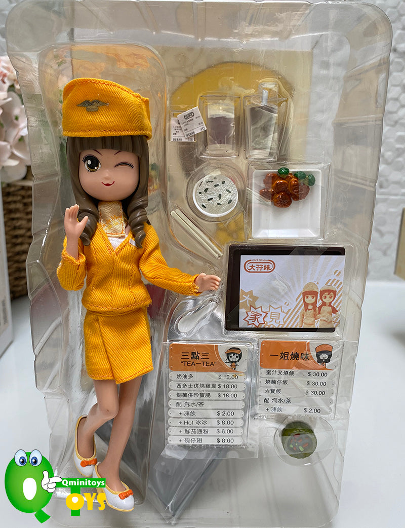 Rare 2009 Mimo Cafe De Mimo Full Set includes 4 Scenes and Food Set 10 pcs <Free Shipping>