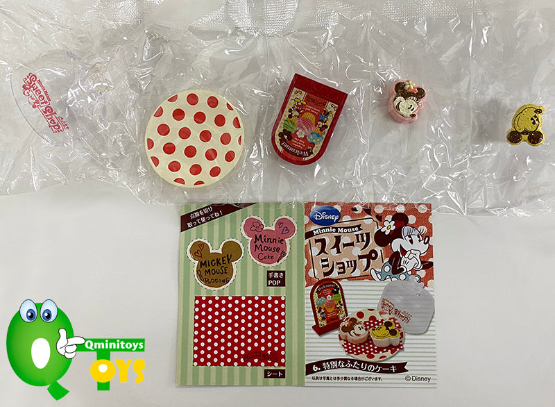 Rare 2011 Re-Ment Disney Minnie Mouse Sweets Shop Full Set of 8 pcs <Free Shipping>