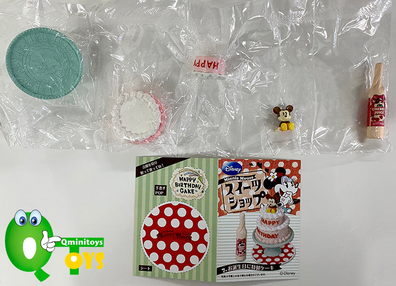 Rare 2011 Re-Ment Disney Minnie Mouse Sweets Shop Full Set of 8 pcs <Free Shipping>