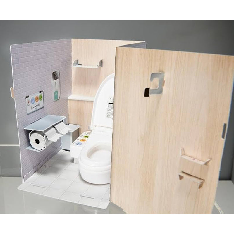 Genki Real MOOK: Just Like the Real Thing! Opens Up! Realistic Sound Flushing Toilet