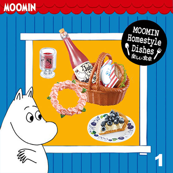 Rare 2017 Re-Ment Moomin Homestyle Dishes Kitchen Full Set of 8 pcs <Free Shipping>