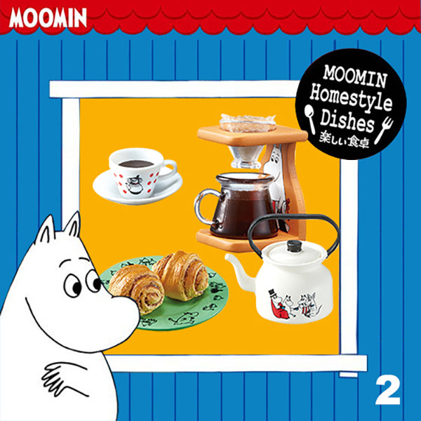 Rare 2017 Re-Ment Moomin Homestyle Dishes Kitchen Full Set of 8 pcs <Free Shipping>