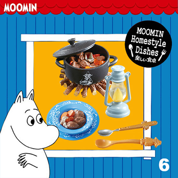 Rare 2017 Re-Ment Moomin Homestyle Dishes Kitchen Full Set of 8 pcs <Free Shipping>