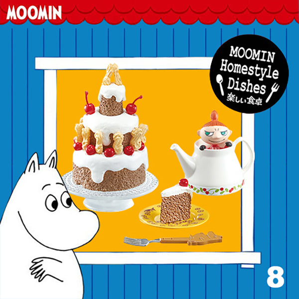 Rare 2017 Re-Ment Moomin Homestyle Dishes Kitchen Full Set of 8 pcs <Free Shipping>