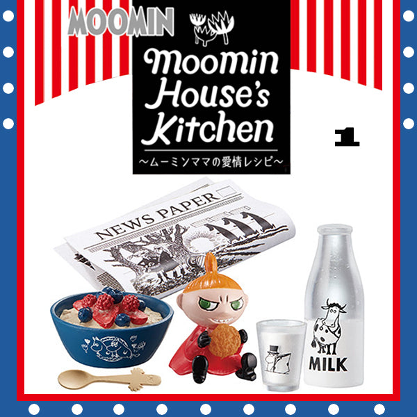 Rare 2018 Re-Ment Moomin House's Kitchen Full Set of 8 pcs <Free Shipping>