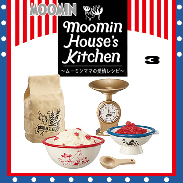 Rare 2018 Re-Ment Moomin House's Kitchen Full Set of 8 pcs <Free Shipping>