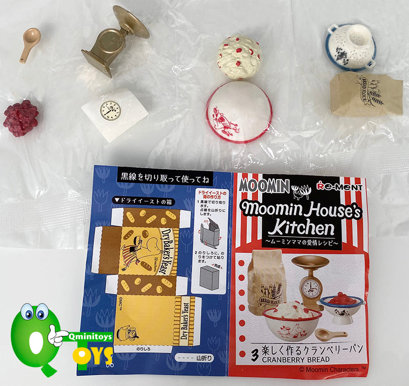 Rare 2018 Re-Ment Moomin House's Kitchen Full Set of 8 pcs <Free Shipping>