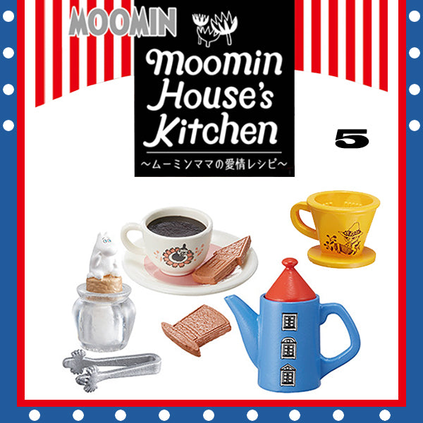 Rare 2018 Re-Ment Moomin House's Kitchen Full Set of 8 pcs <Free Shipping>