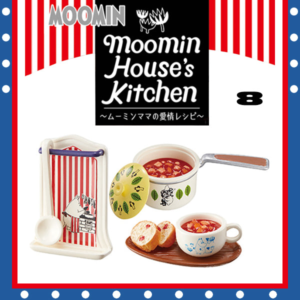 Rare 2018 Re-Ment Moomin House's Kitchen Full Set of 8 pcs <Free Shipping>