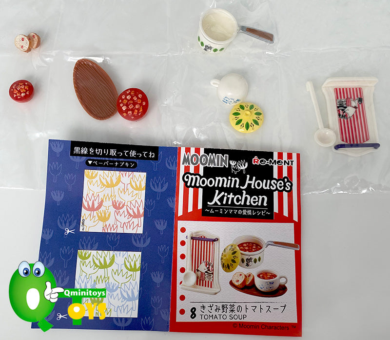 Rare 2018 Re-Ment Moomin House's Kitchen Full Set of 8 pcs <Free Shipping>