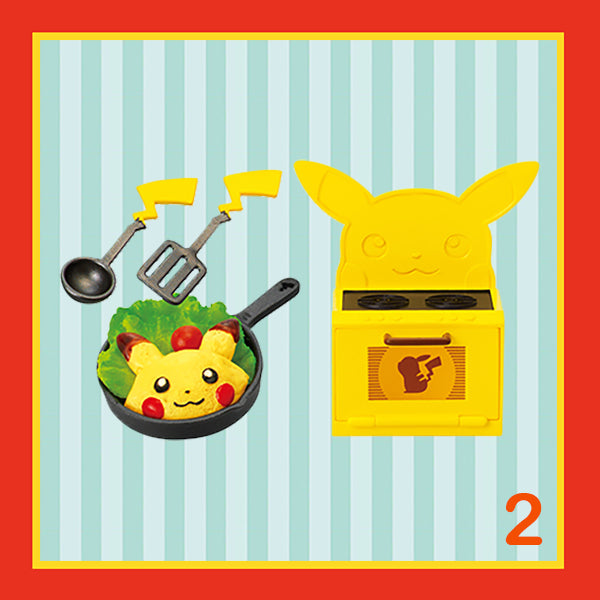 Rare 2018 Re-Ment Pokemon Kitchen Enjoy Cooking Full Set of 8 pcs <Free shipping (Except the United States)>
