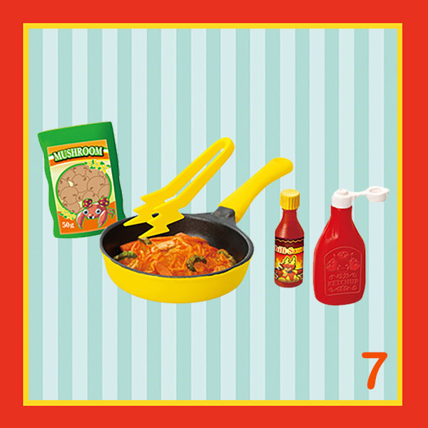 Rare 2018 Re-Ment Pokemon Kitchen Enjoy Cooking Full Set of 8 pcs <Free shipping (Except the United States)>