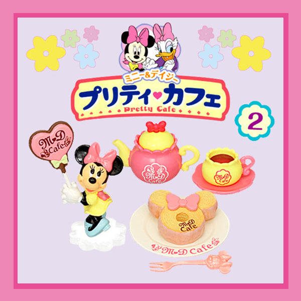 Rare 2010 Re-Ment Disney Minnie and Daisy Pretty Cafe Full Set of 8 pcs <Free Shipping>