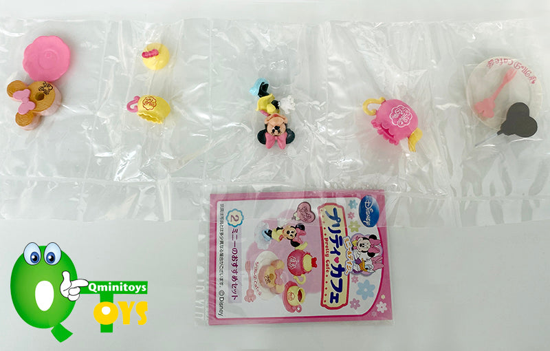 Rare 2010 Re-Ment Disney Minnie and Daisy Pretty Cafe Full Set of 8 pcs <Free Shipping>