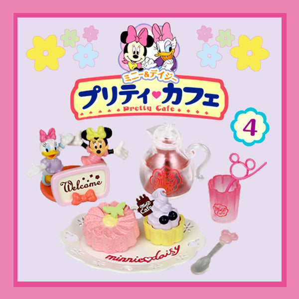 Rare 2010 Re-Ment Disney Minnie and Daisy Pretty Cafe Full Set of 8 pcs <Free Shipping>