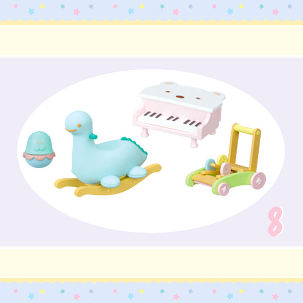 Rare 2024 Re-Ment Sumikko Gurashi Baby Room Full Set of 8 pcs <Free shipping (Except the United States)>