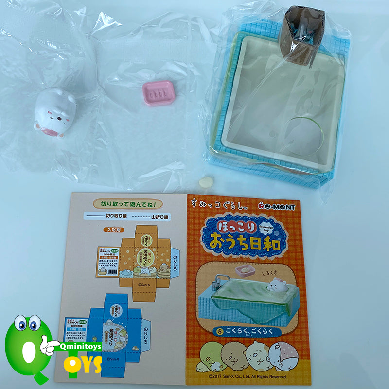 Rare 2017 Re-Ment Sumikko Gurashi Relaxation Day Full Set of 8 pcs