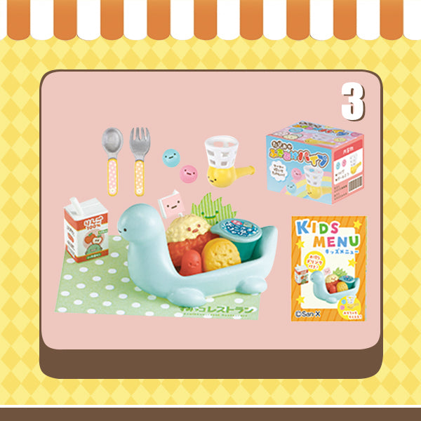 Rare 2021 Re-Ment Sumikko Gurashi Restaurant full set of 8 pcs