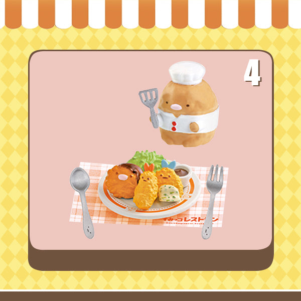 Rare 2021 Re-Ment Sumikko Gurashi Restaurant full set of 8 pcs