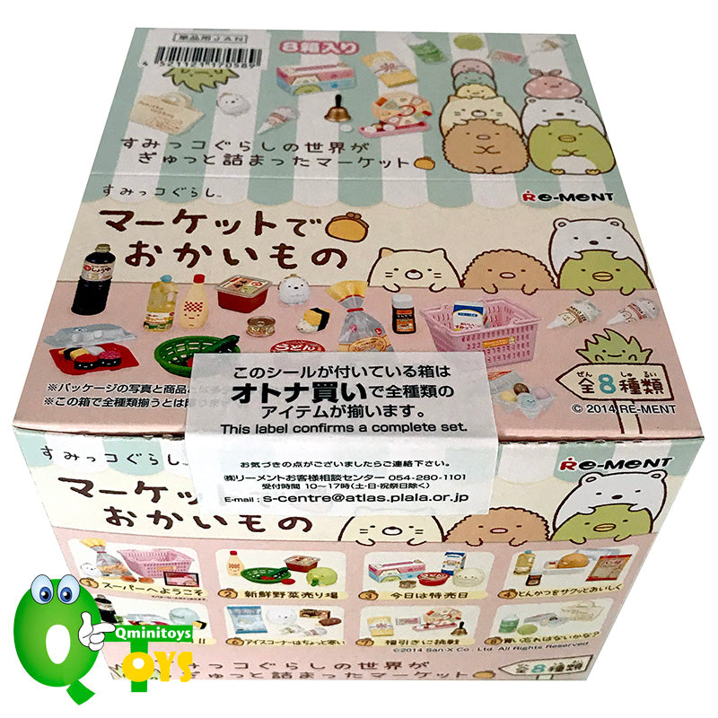 Rare 2014 Re-Ment Sumikko Shopping at the Market Full Set of 8 pcs <Free shipping (Except the United States)>