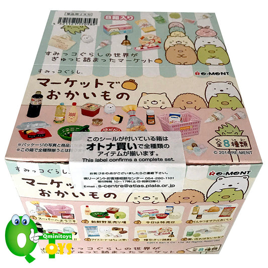 Rare 2014 Re-Ment Sumikko Shopping at the Market Full Set of 8 pcs <Free shipping (Except the United States)>