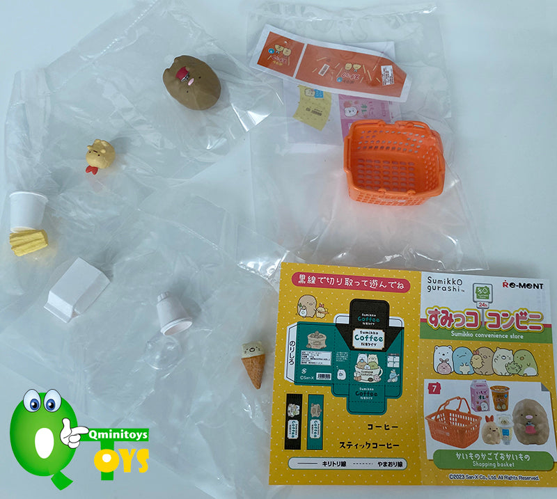 Rare 2023 Re-Ment Sumikko Gurashi Convenience Store Full Set of 8 pcs