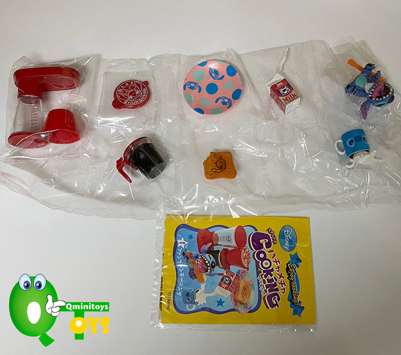 Rare 2009 Re-Ment Stitch Enjoys Cooking Full Set of 8 pcs <Free shipping (Except the United States)>