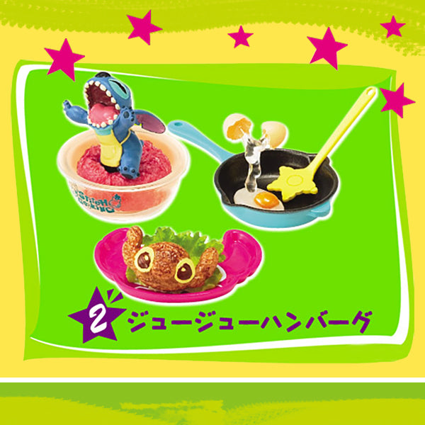 Rare 2009 Re-Ment Stitch Enjoys Cooking Full Set of 8 pcs <Free shipping (Except the United States)>