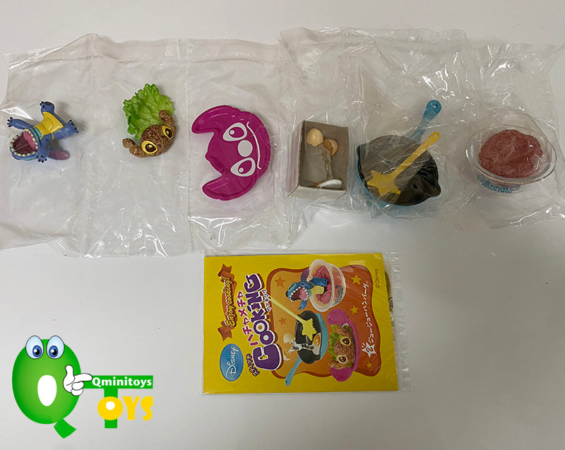 Rare 2009 Re-Ment Stitch Enjoys Cooking Full Set of 8 pcs <Free shipping (Except the United States)>