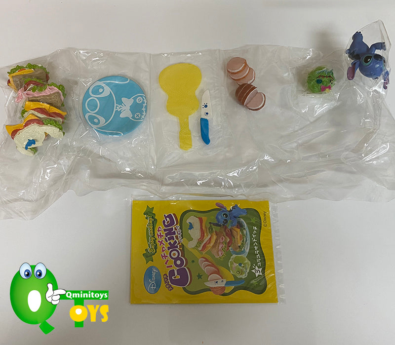 Rare 2009 Re-Ment Stitch Enjoys Cooking Full Set of 8 pcs <Free shipping (Except the United States)>