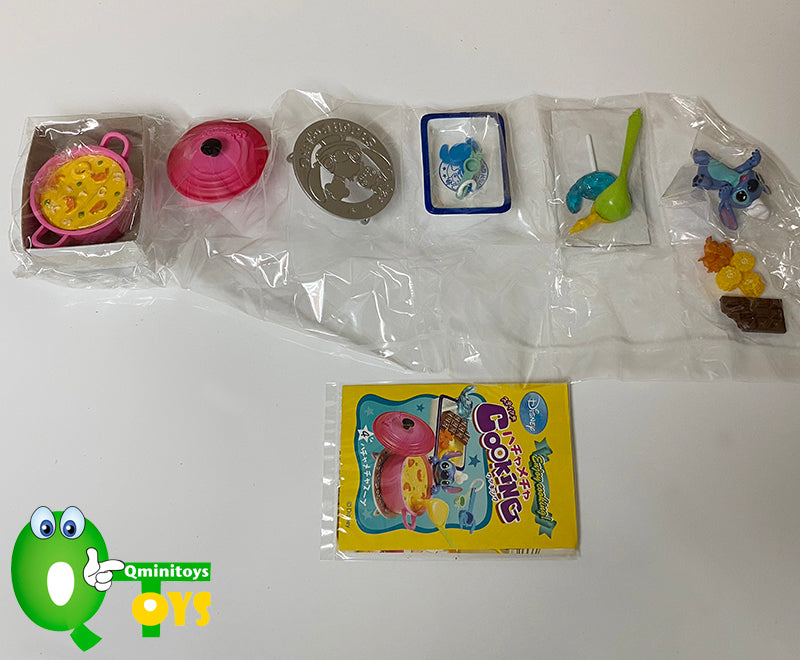 Rare 2009 Re-Ment Stitch Enjoys Cooking Full Set of 8 pcs <Free shipping (Except the United States)>
