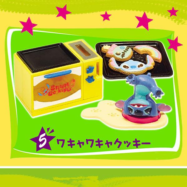 Rare 2009 Re-Ment Stitch Enjoys Cooking Full Set of 8 pcs <Free shipping (Except the United States)>