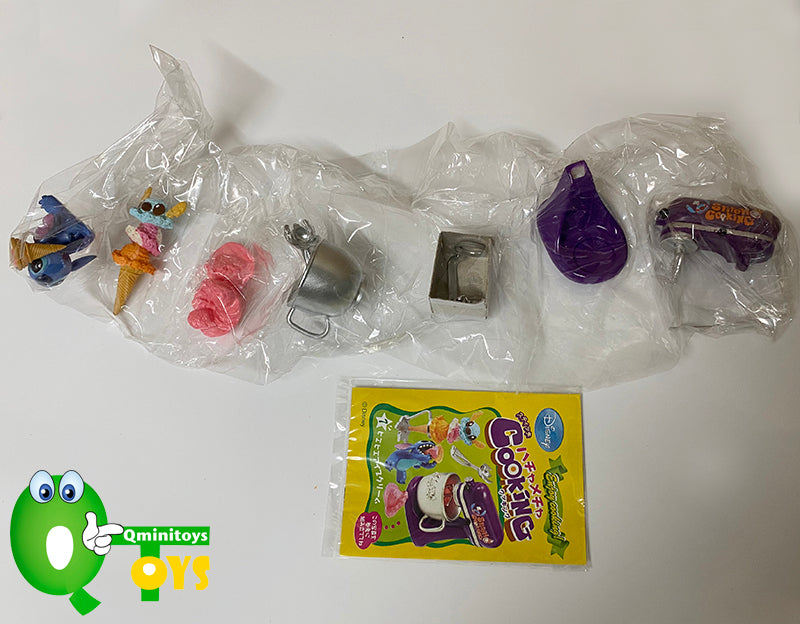 Rare 2009 Re-Ment Disney Stitch Enjoys Cooking (Sold Individually) <Free shipping (Except the United States)>