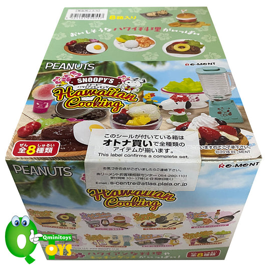 Rare 2018 Re-Ment Snoopy's Hawaiian Cooking Full Set of 8 pcs <Free Shipping>