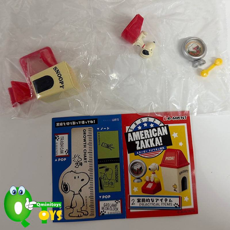 Rare 2018 Re-Ment SNOOPY AMERICAN ZAKKA! (Sold Individually) <Free shipping (Except the United States)>