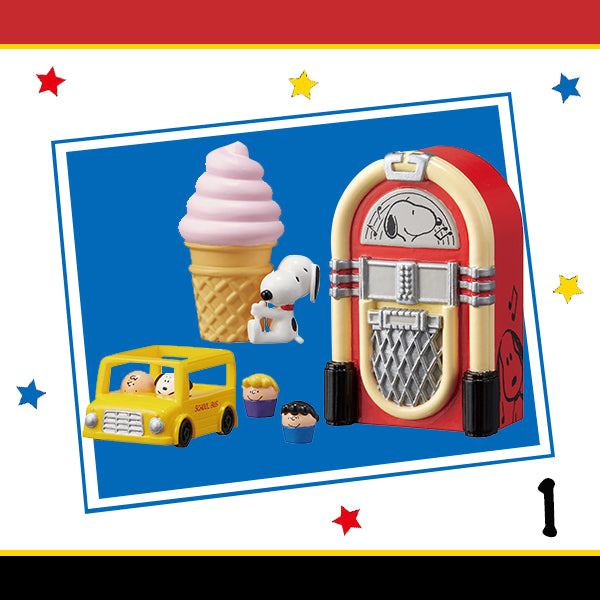 Rare 2018 Re-Ment SNOOPY AMERICAN ZAKKA! Full Set of 8 pcs <Free shipping (Except the United States)>