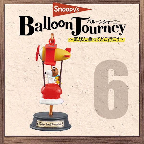 Rare 2019 Re-Ment Snoopy’s Balloon Journey Full Set of 6 pcs <Free Shipping>