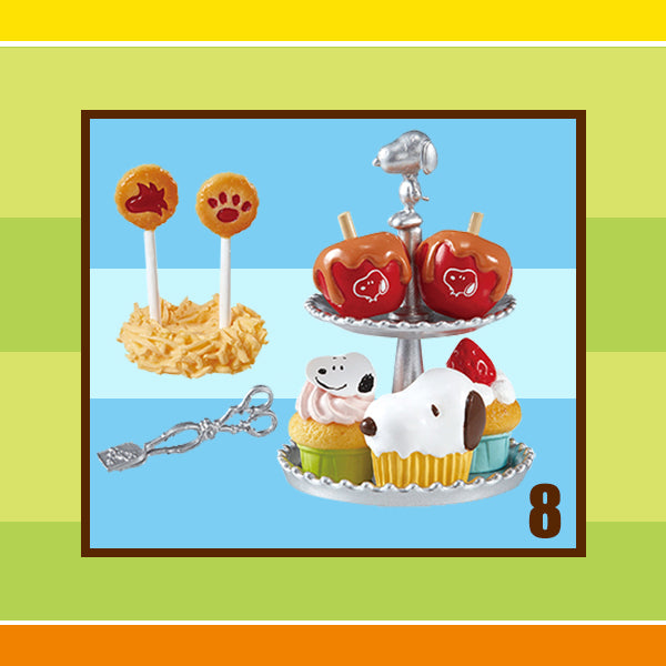 Rare 2017 Re-Ment Snoopy Garden Party Full Set of 8 pcs